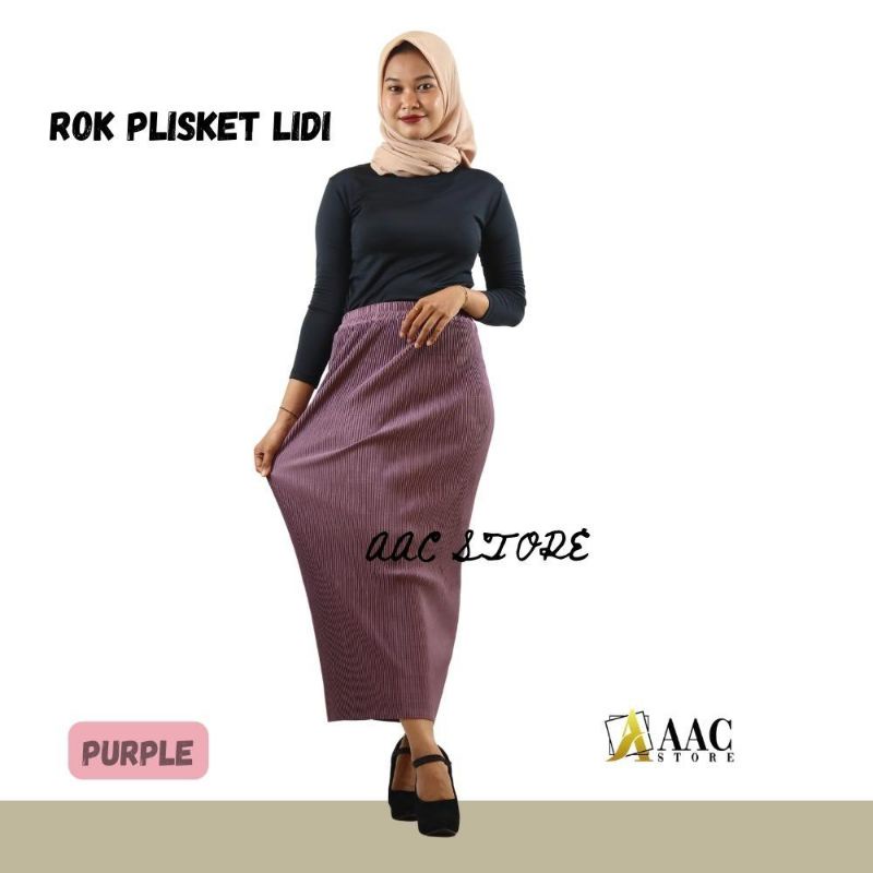 Rok Plisket Lidi Hyget Premium / Skirt / Rok span plisket