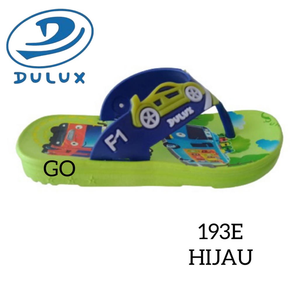 gos DULUX 193 D Sandal Jepit Anak terbaru Warna Warni Karakter Tayo