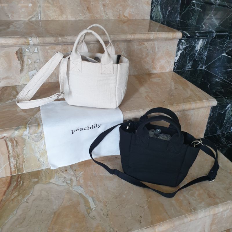 Mini Bag - Mini Sling Canvas Bag by péachlily