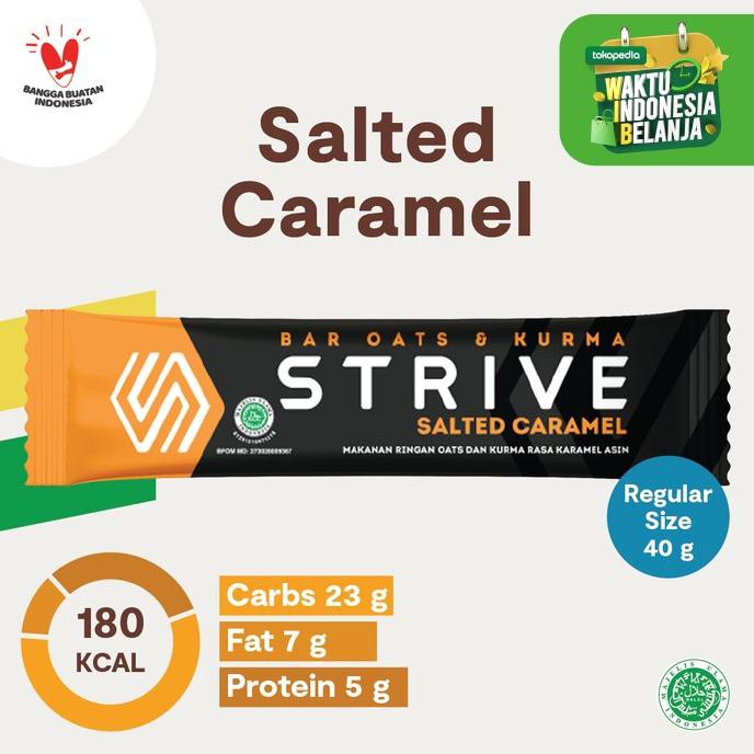 

Strive rasa Salted Caramel 1 Box isi 6pcs KOMPLIT Kode 1277