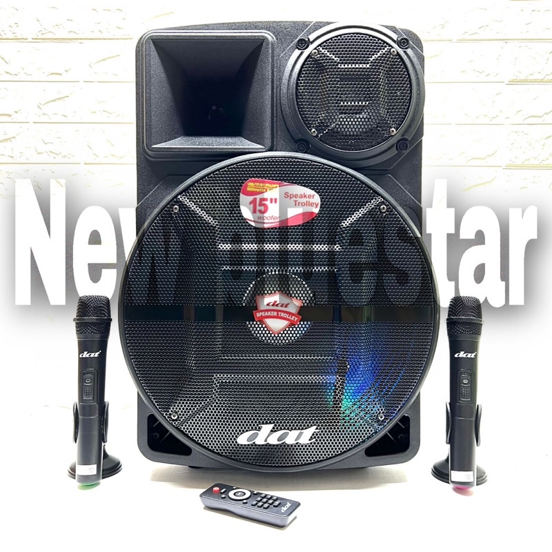 Speaker Portable Wireless Dat DT 153 Original Bluetooth 15 inch