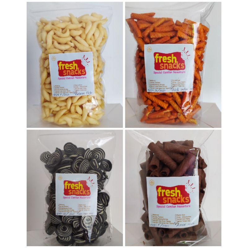 FRESH SNACKS Kemasan  Ekonomis Cemilan  Murah Shopee Indonesia