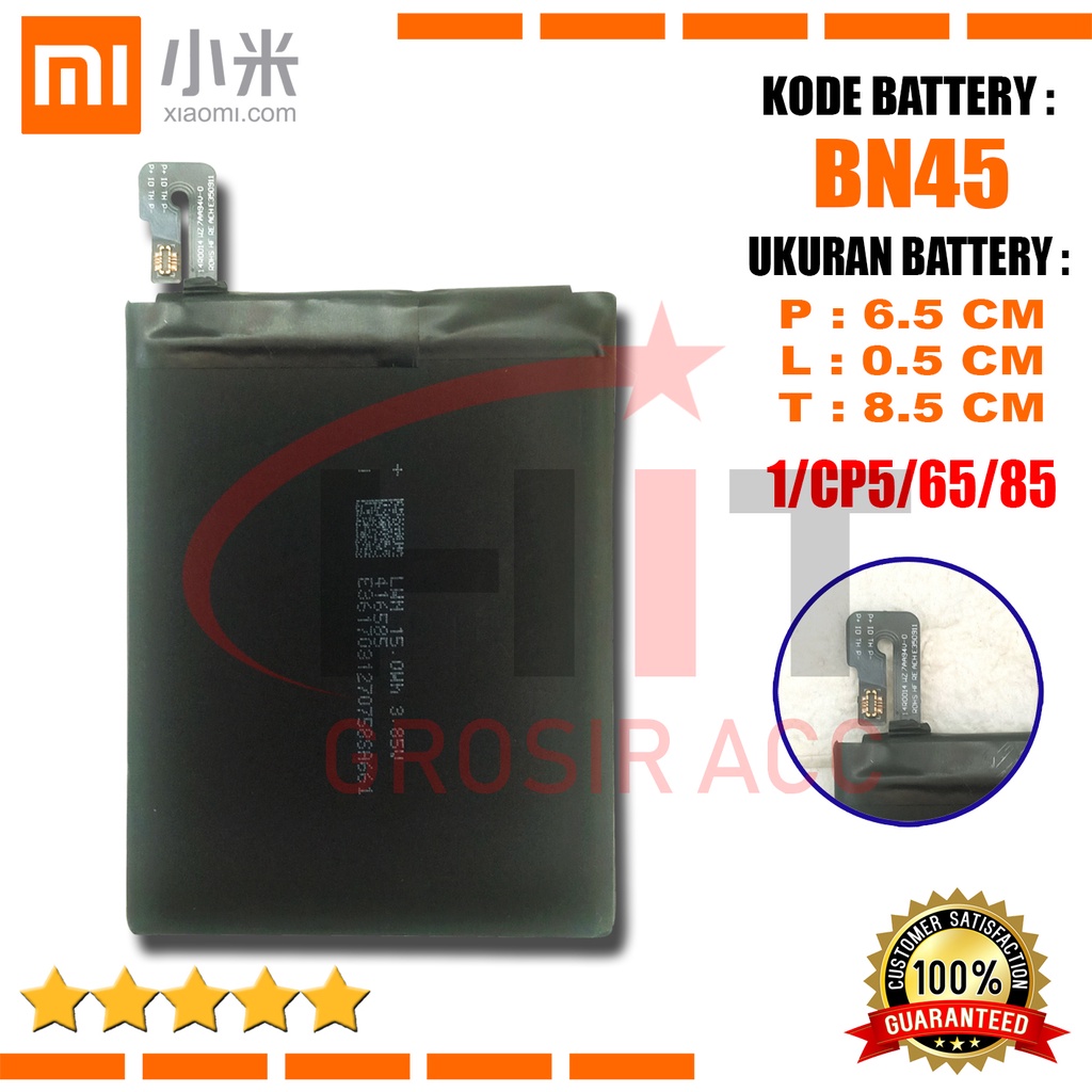 Baterai Xiaomi Original BN45 Redmi Note 5 pro / Batttery Xiaomi Redmi Note 5