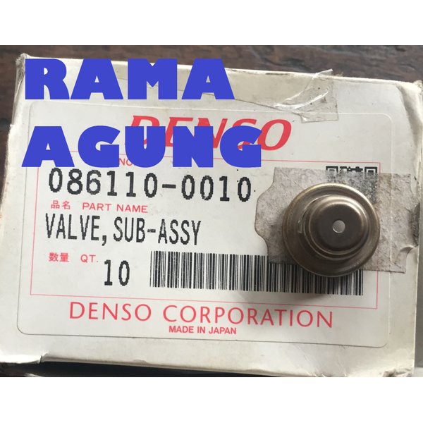 Klep Pompa Solar Kijang Diesel 2L DENSO ORIGINAL 086110-0010 m0aa1