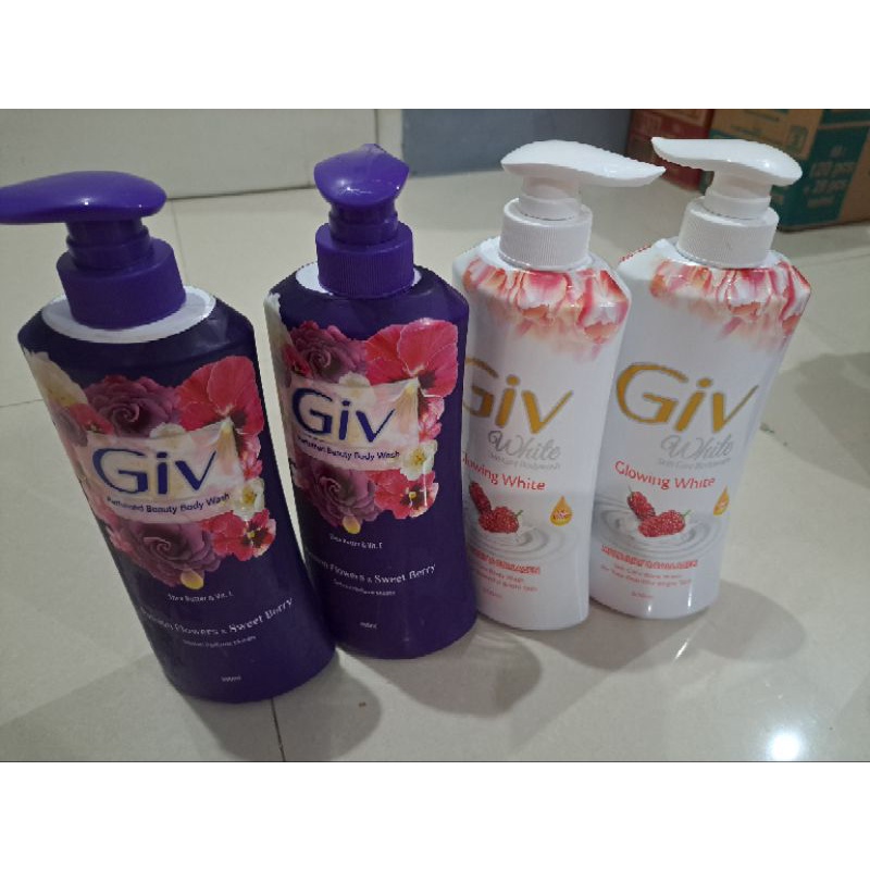 GIV body wash botol/ Sabun mandi cair Giv 600ml