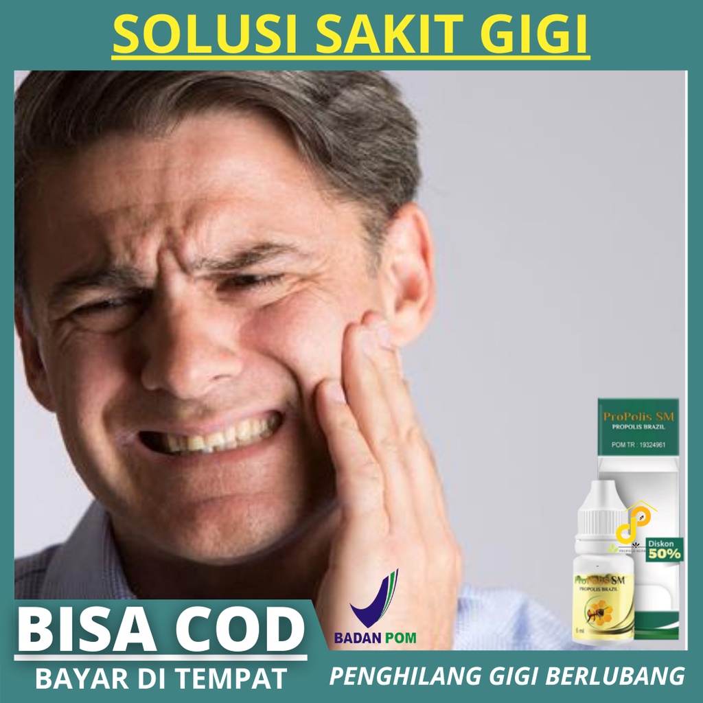 Jual OBAT SAKIT GIGI BERLUBANG SAMPE TELINGA - Nyeri gigi geraham