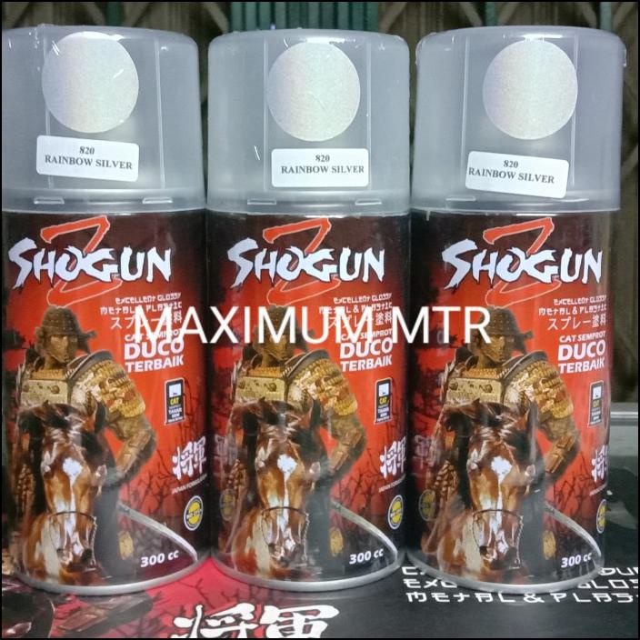 SHOGUN Z - RAINBOW SILVER LEMBAYUNG 820 - CAT DUCO - TAHAN BENSIN