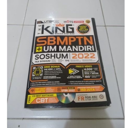 

THE KING 2022 & WANGSIT Persiapan UTBK + Mandiri (preloved)