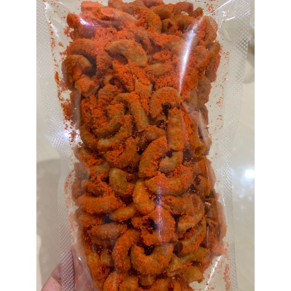 

Makaroni empuk crispy n tipis homemade non msg bhn premium berkualitas berat 100gr