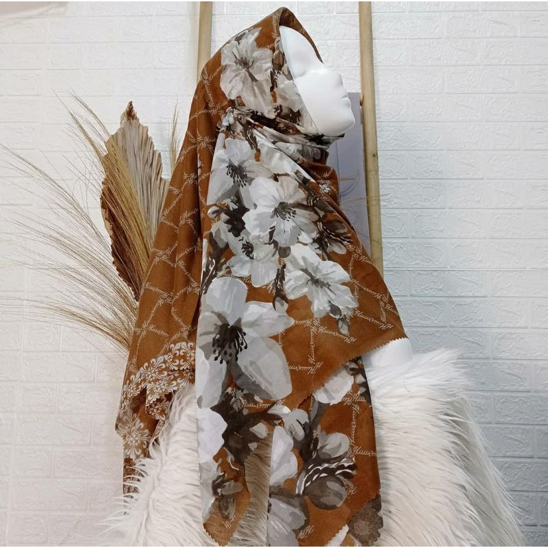 Hijab Syar'i Premium SegiEmpat Voal| Deka Premium| Deenay Kw| Hijab Jumbo| 130x130 (Grosir Min 12 Pc