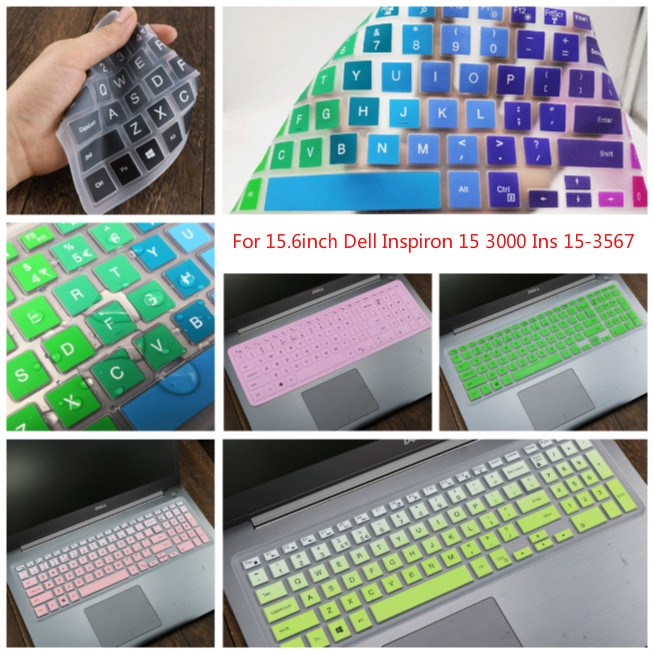 Cover Keyboard Silikon Ultra Tipis Lembut Untuk Inspiron Dell 15 3000 Ins 15 &quot;-3567