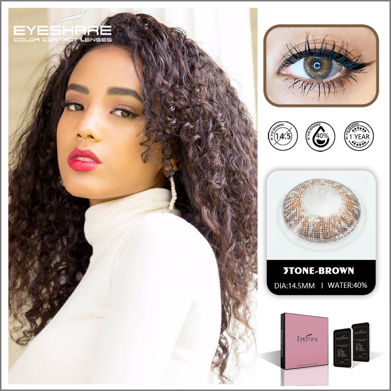 [✅COD] 3TONE 12 COLORS SEPASANG SOFTLENS LIVING COLOR - MIRACLE DIA 14.20 MM -14.50MM NORMAL &amp; MINUS(0.00) KEMASAN BOTOL / BEST SELLER / FREE LENSCASE / SOFTLEN BERWARNA | LENSA WARNA