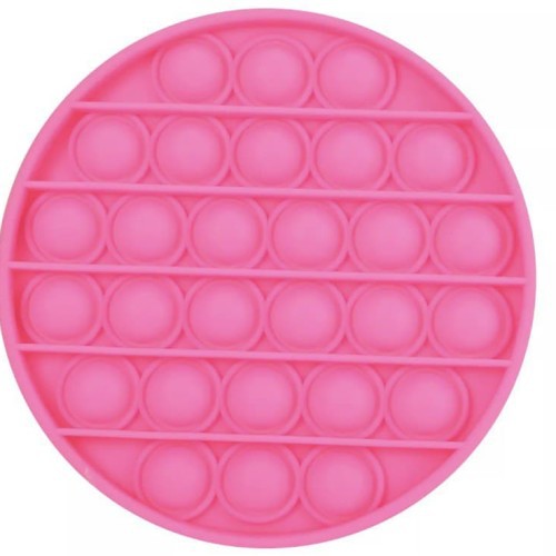 Pop It Tiktok Tas Mainan Sensory Fidget Pop It Toy-PINK Bulat