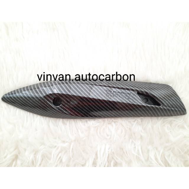 Tameng pelindung knalpot mio j carbon karbon wtp