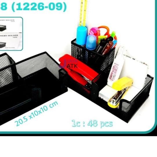 

♕ Tempat Pen Pensil Meja Jaring Holder Stand DESK SET PEN HOLDER ☏