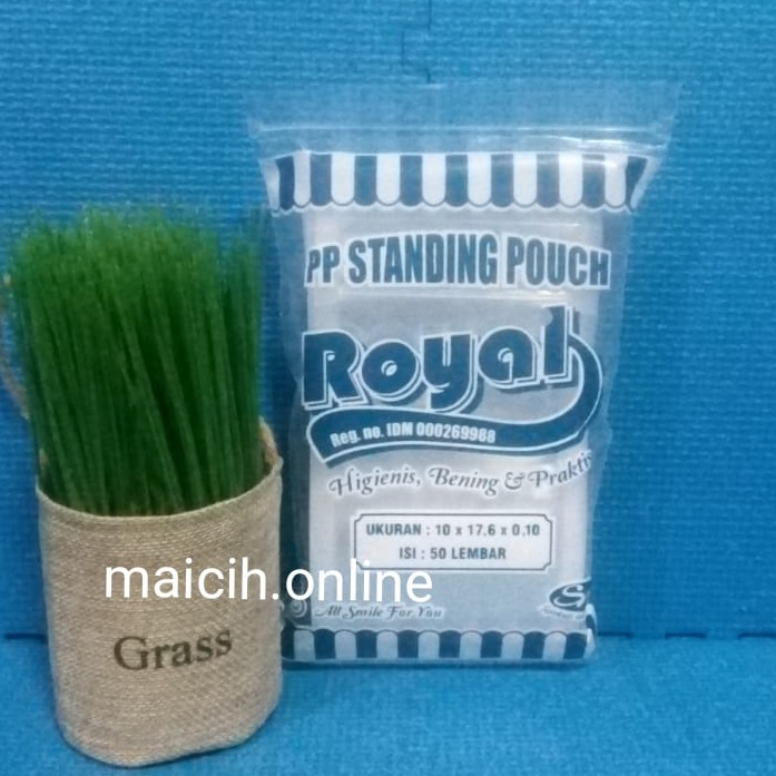 Plastik Standing Pouch Uk. 10x17 isi 50Lbr