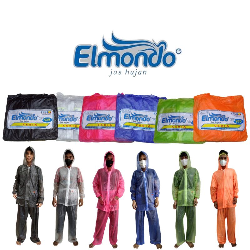 

Jas Hujan Elmondo Jaket Celana Warna 1 set