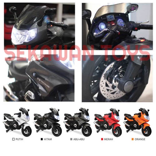 Mainan Motor Aki Anak/ Motor Aki Sport / Sepeda Motor Aki 688 PMB