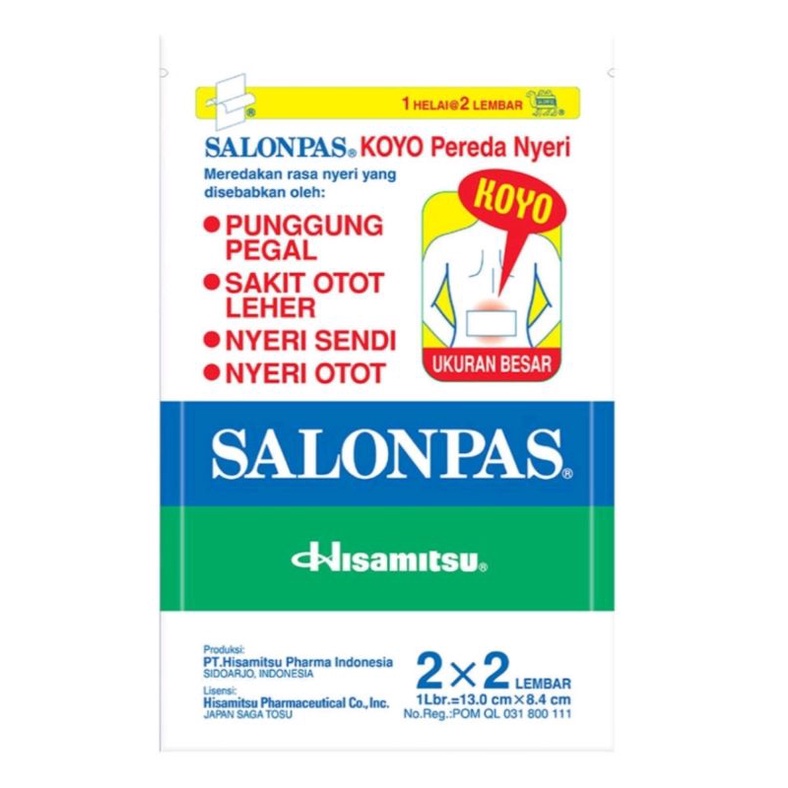 SALONPAS KOYO PEREDA NYERI LARGE 4 LEMBAR