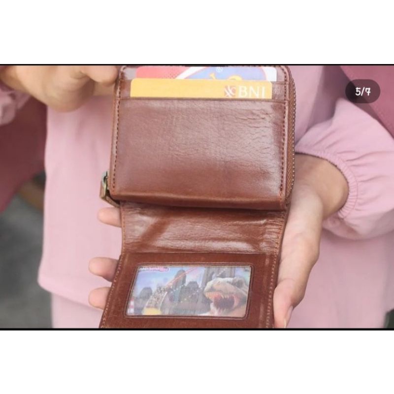 PL Dompet Kulit Sapi Wanita Merk Anantio (bisa cek IGnya)