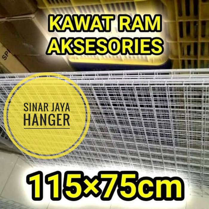 Ram besi 115X75CM Gantungan dinding/tembok