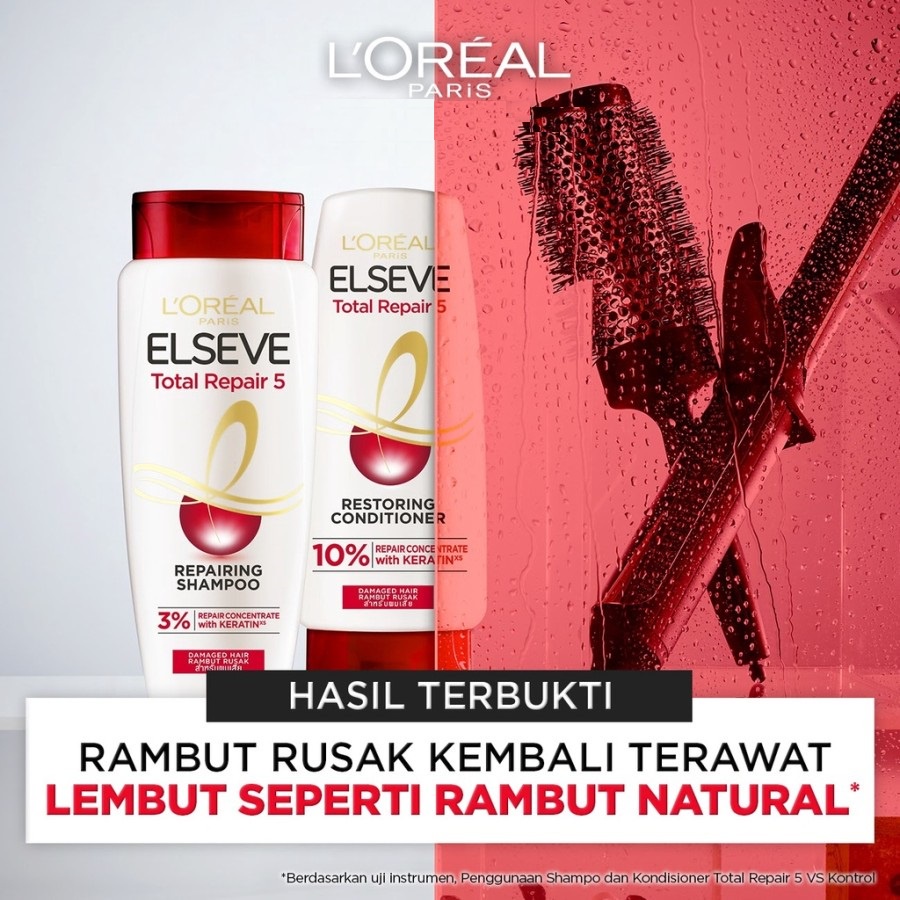 ★ BB ★ L'Oreal Paris Elseve Total Repair 5 Repairing Shampoo - Hair Mask | Hair Care Perawatan Rambut Rusak Loreal