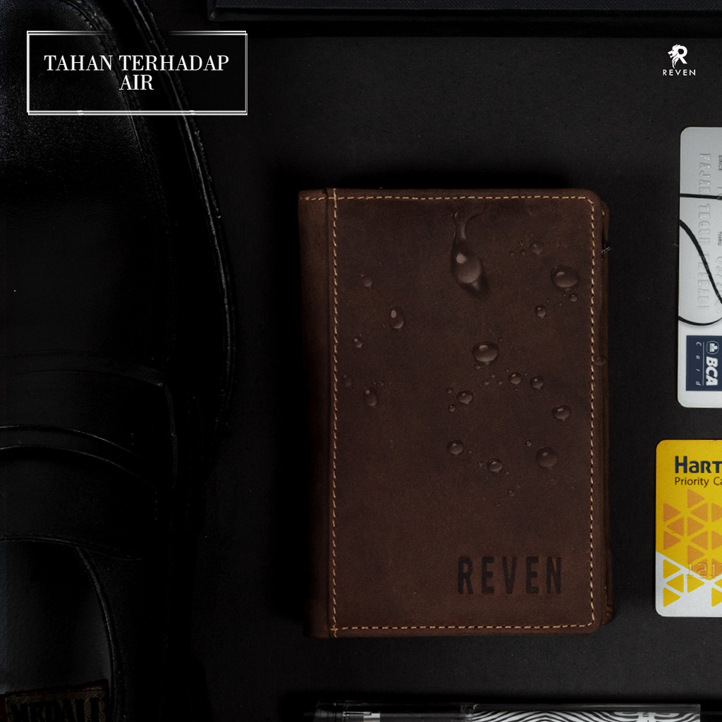 REVEN LEATHER - Dompet Pria Full Kulit Asli Reven Glory Wallet Terbaru