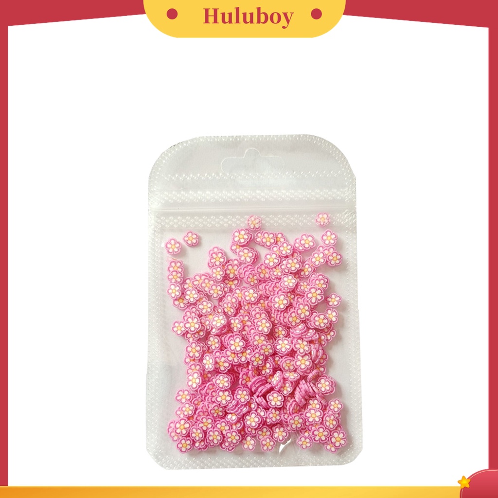 Huluboy Huluboy♡ 10g Sequin Glitter Polymer Bentuk Bunga Ultra Tipis Untuk Nail Art