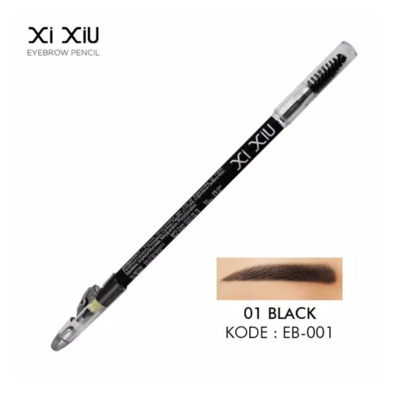 Xi Xiu Eyebrow Pencil | XIXiU Pensil Alis 2 in 1 Eye Brow/Pensil Alis Mata