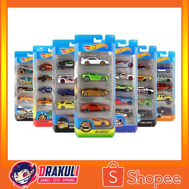 Hot Wheels 5 Cars Gift Pack Assorted (1806)