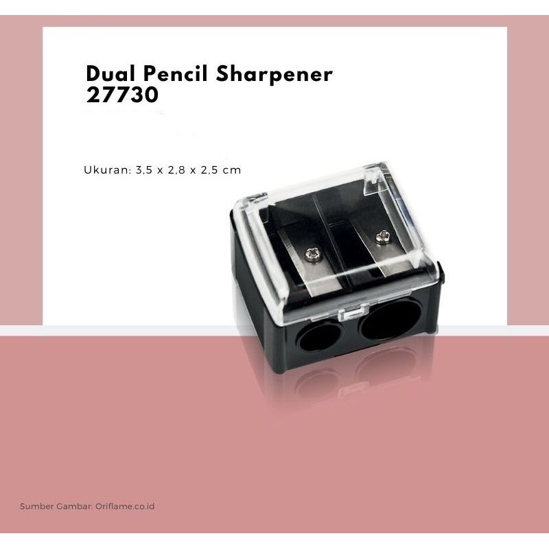 

Dual pencil sharperner