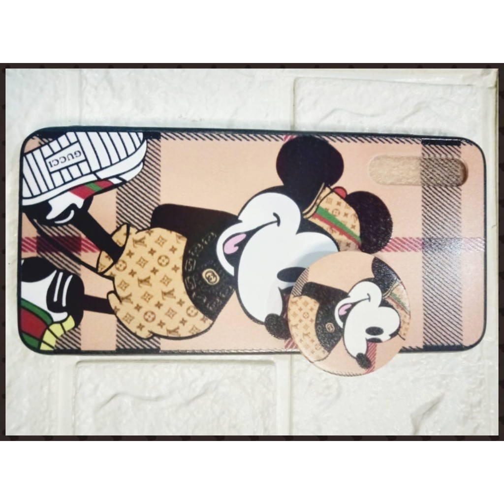 Case Pop Sockt SAMSUNG A30 S Motif kkartun lucu Keroppi, Mickey mouse, Hello kitty, Jerapah Lovely