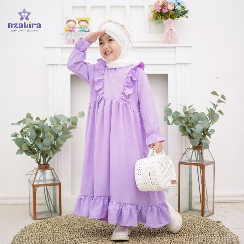 GAMIS QANITA BAHAN CRINKLE  0-4THN BY DZAKIRA