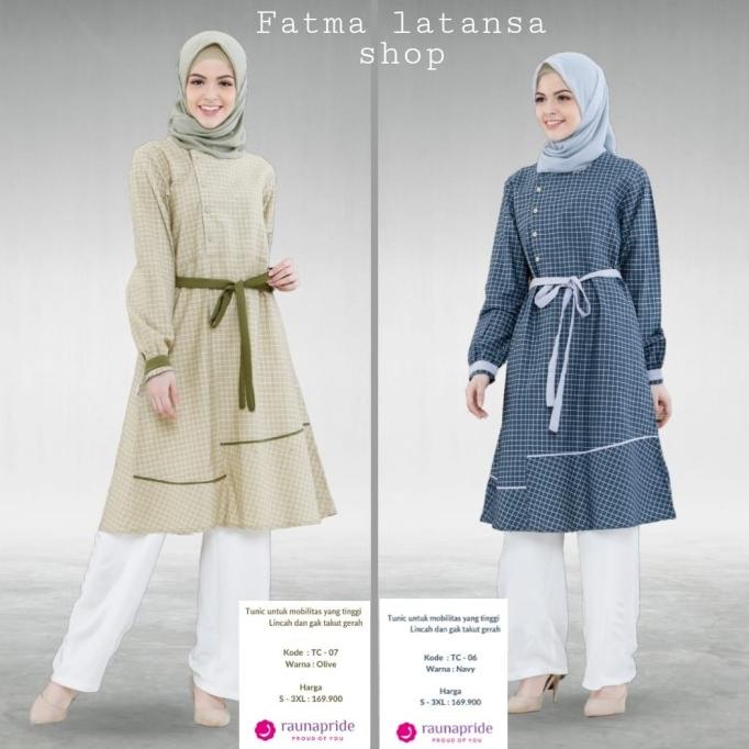 Atasan Rauna tc 06 / 07 Tunik Rauna / atasan wanita / baju muslim