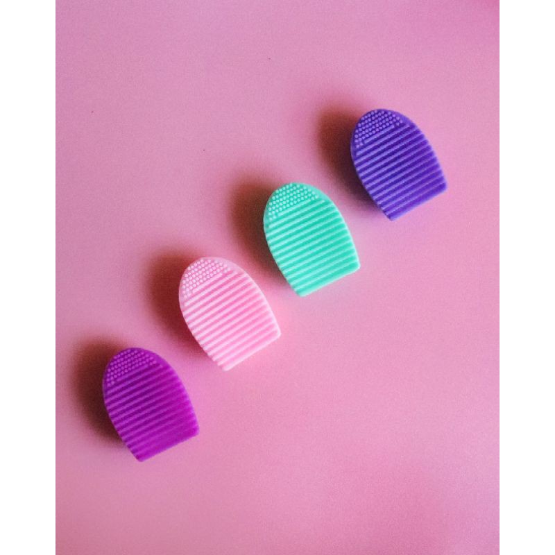 BRUSH EGG / ALAT PERBERSIH  BRUSH MAKE UP /KUAS MAKE UP