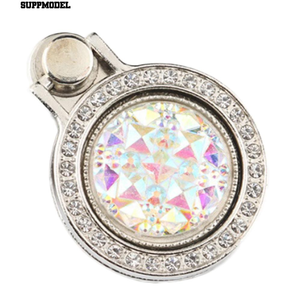 Mode Shiny Rhinestone Phone Ring Stand Finger Holder Gift untuk iPhone iPad