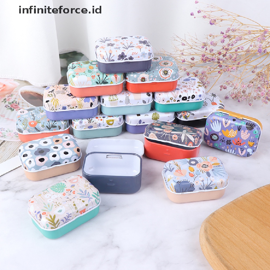 (Infiniteforce.Id) Kotak Penyimpanan Koin / Perhiasan Motif Bunga