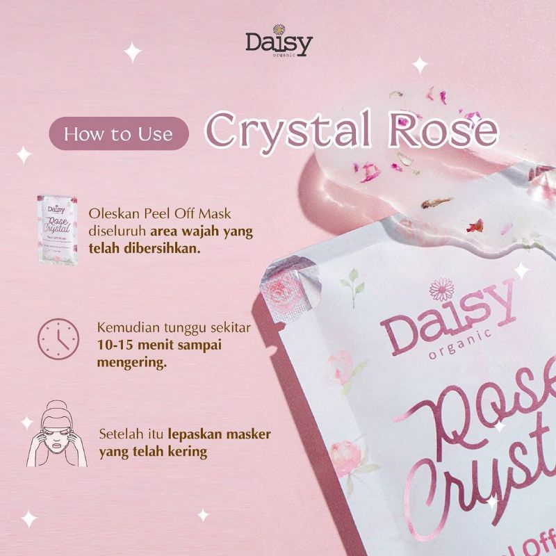 Daisy Rose Crystal (Peel Off Mask)
