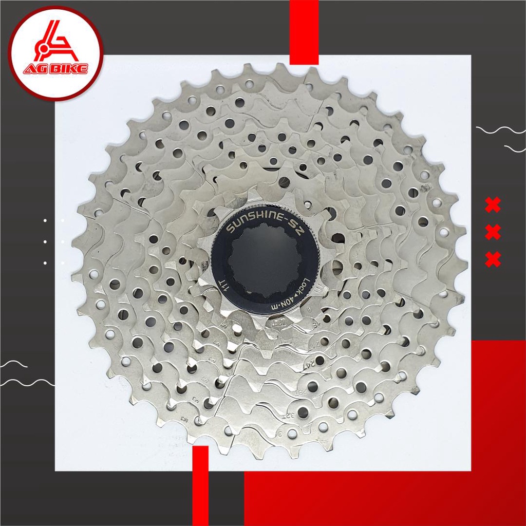 Sproket Sunshine 9speed Sprocket 9 Speed 11-36T 11T-36T Sunshine Not RAZE