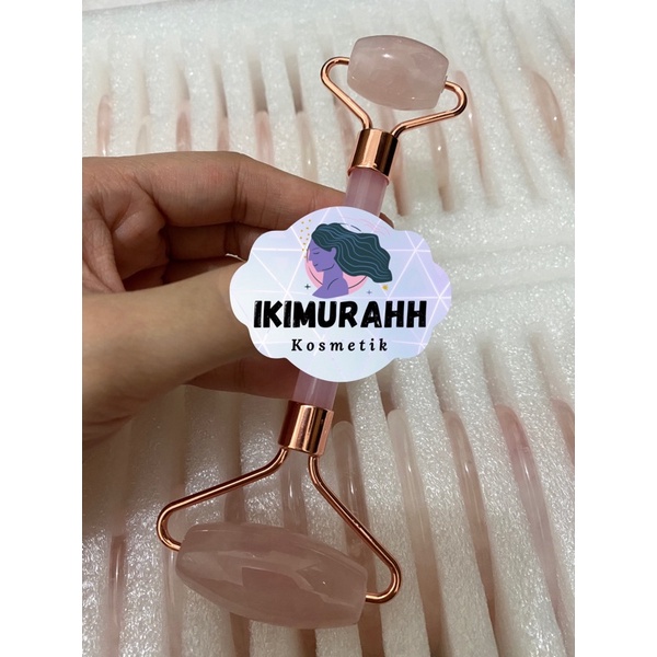 JADE ROLLER FACE MASSAGER / CRYSTAL ROSE QUARTZ / ALAT PIJAT WAJAH / Dupe Herbivore / ORIGINAL GIOK