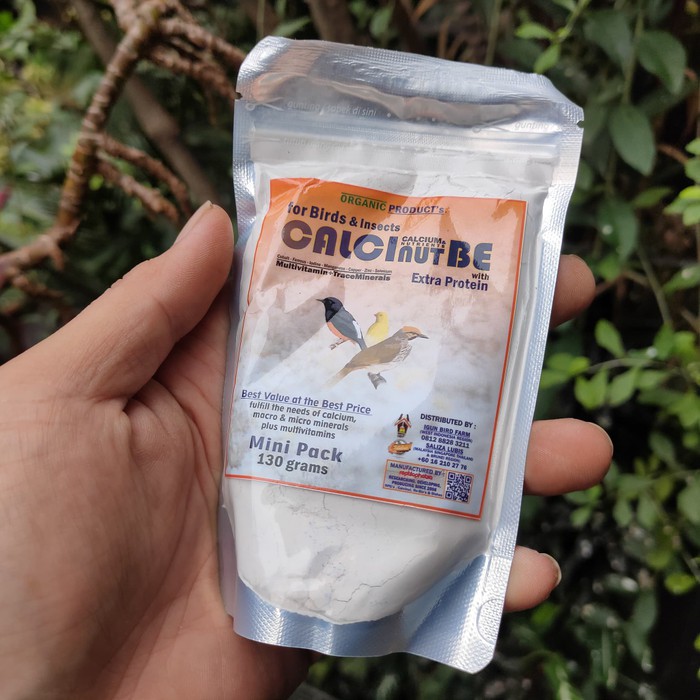 CALCINUT BE MINI kalsium dan vitamin untuk burung