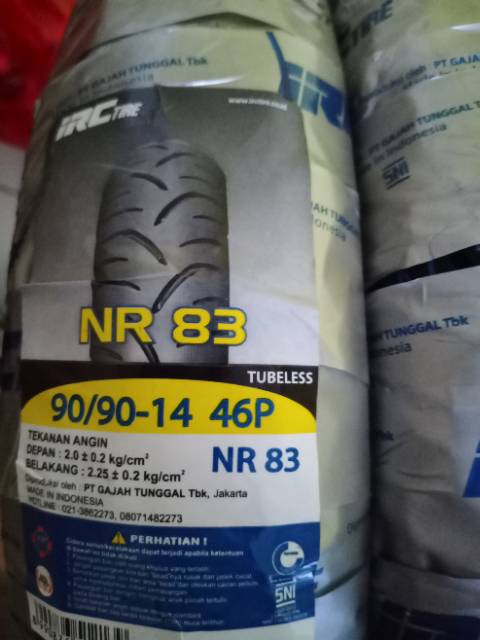 Paket ban tubeless IRC Enviro depan dan belakang for beat/vario/scoopy/spacy/Mio S/Mio Z/X-Ride new 125/Fino new 125//Mio soul GT 125/Beat Street/Genio/beat new 2020