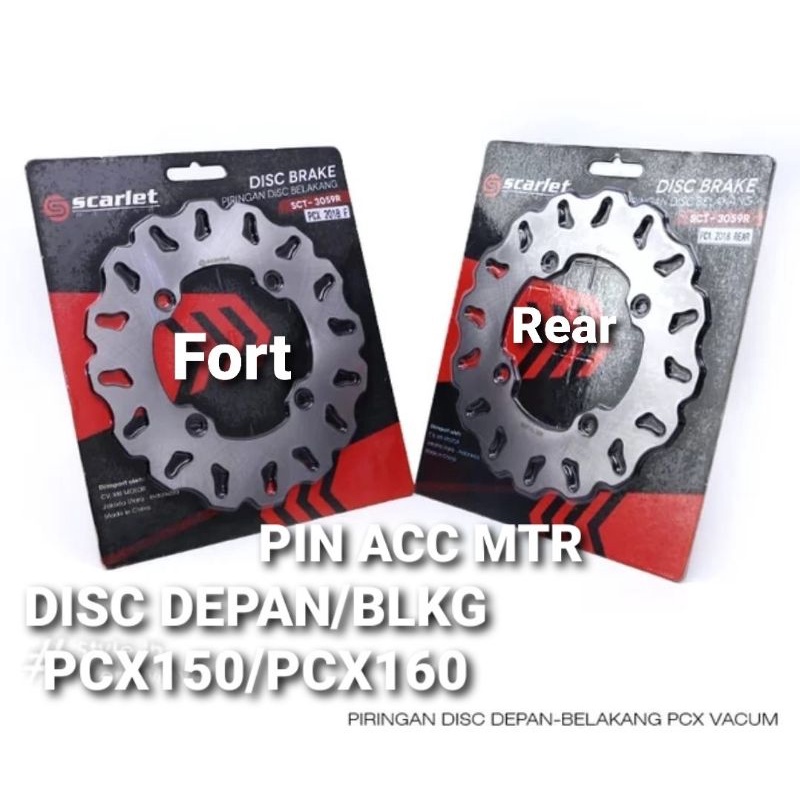 Piringan Disc Cakram Depan/Belakang/PNP Motor Pcx150/Pcx160 pnp