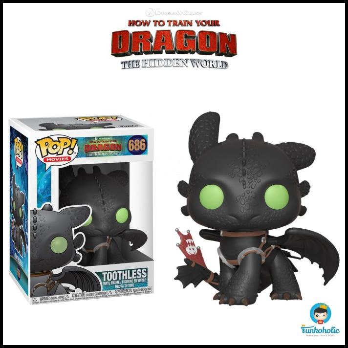 Funko Pop Movies How To Train Your Dragon 3 - Toothless #686