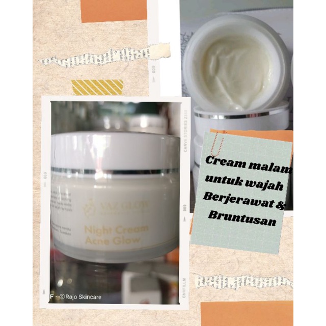 VAZ GLOW - CREAM MLM ACNE GLOW BPOM