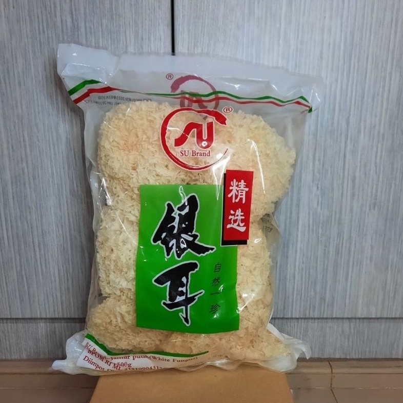 

SU Brand White Fungus / Jamur Putih // 100gr // 200gr // 500gr