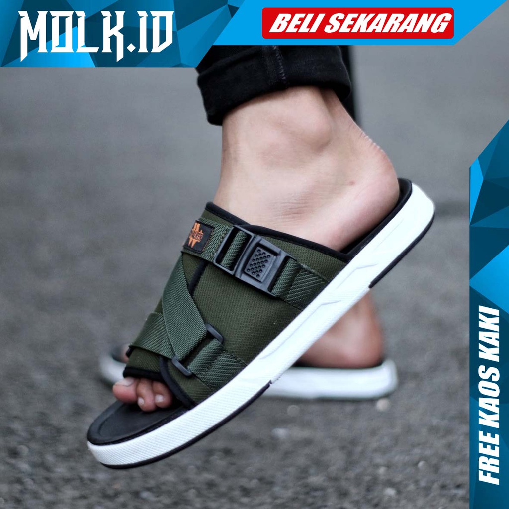 MOLK|Sandal Casual Selop Pria Sandal Gunung Fashion Kasual Trendy Original Distro Nyaman Dipakai