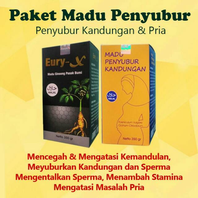 Paket Madu Penyubur Wanita dan Pria EURY X