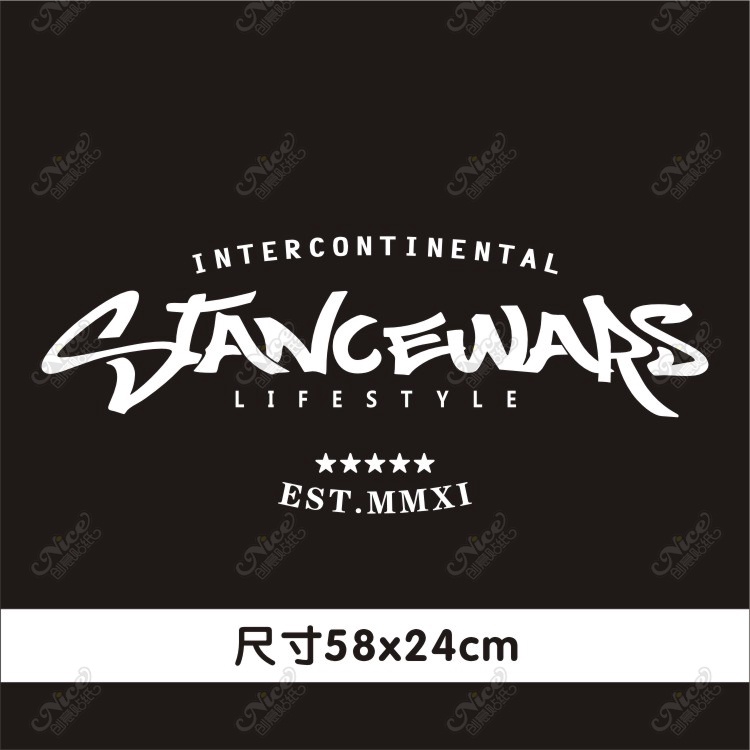 Cutting stiker mobil stiker kaca mobil stiker stancewars stiker jdm stiker kaca racing toyota honda 