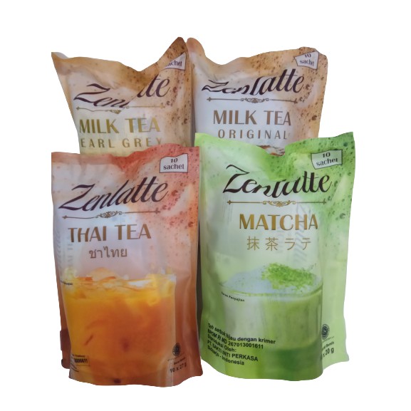 Zenlatte Teh Dengan Creamer Isi 10 Sachet